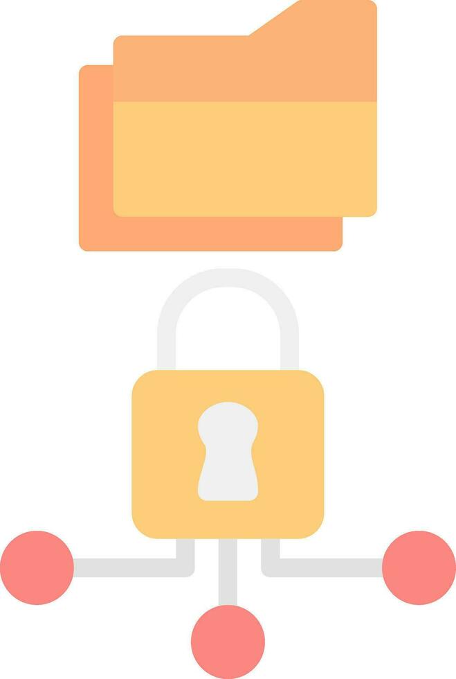 Data Encryption Vector Icon Design