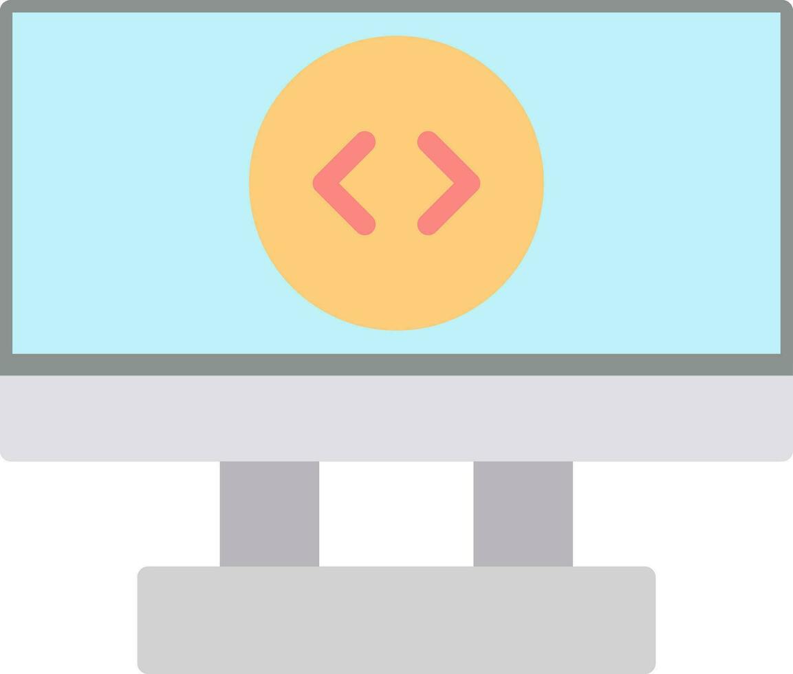 Remote Desktop Vector Icon Design