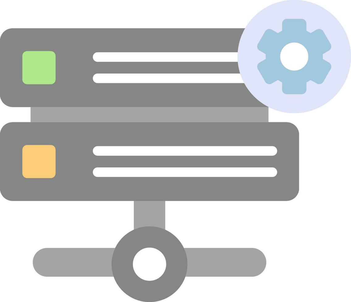 Hosting Vector Icon Design