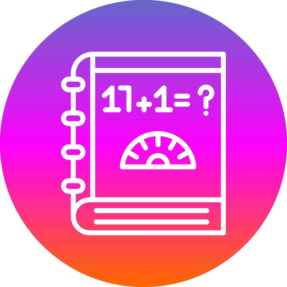 diseño de icono de vector de matemáticas