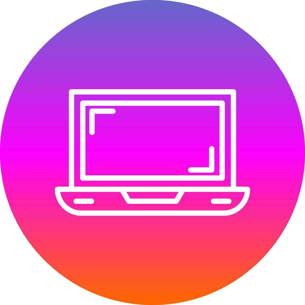 Laptop Vector Icon Design