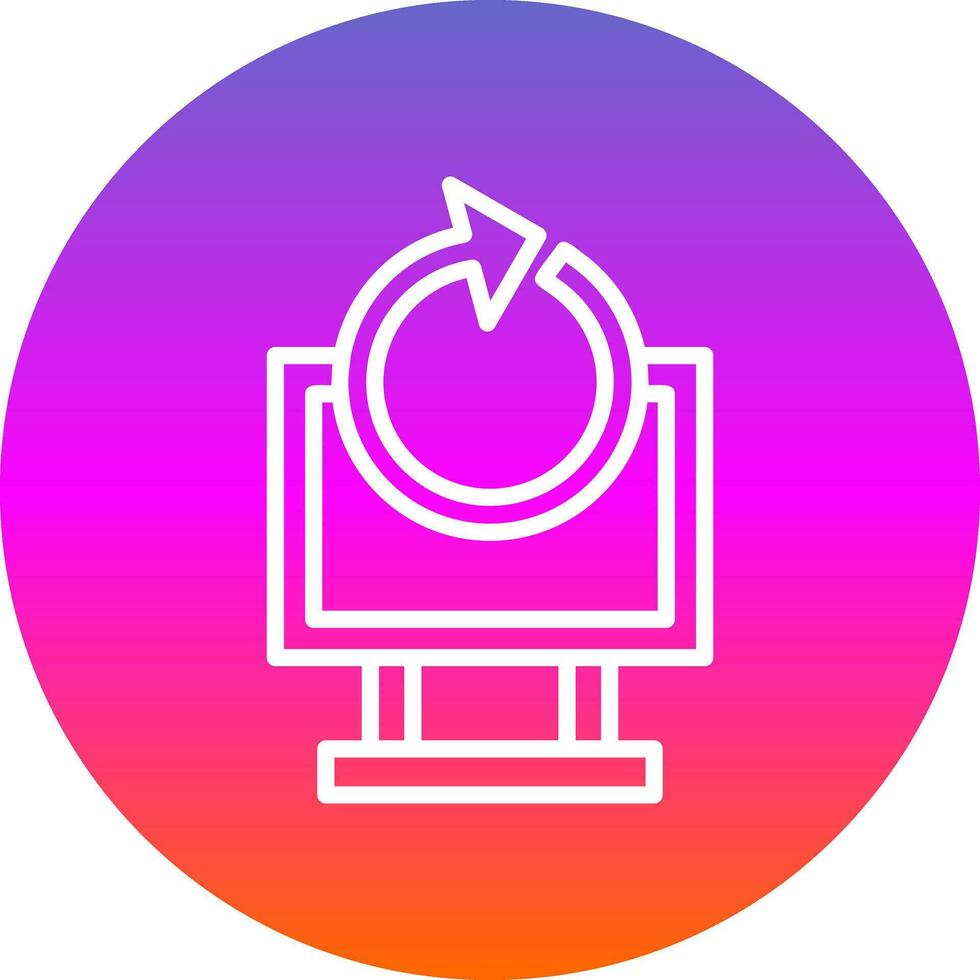 Data Recovery Vector Icon Design