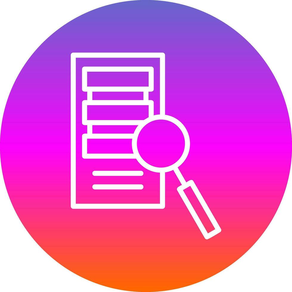 Data Integrity Vector Icon Design