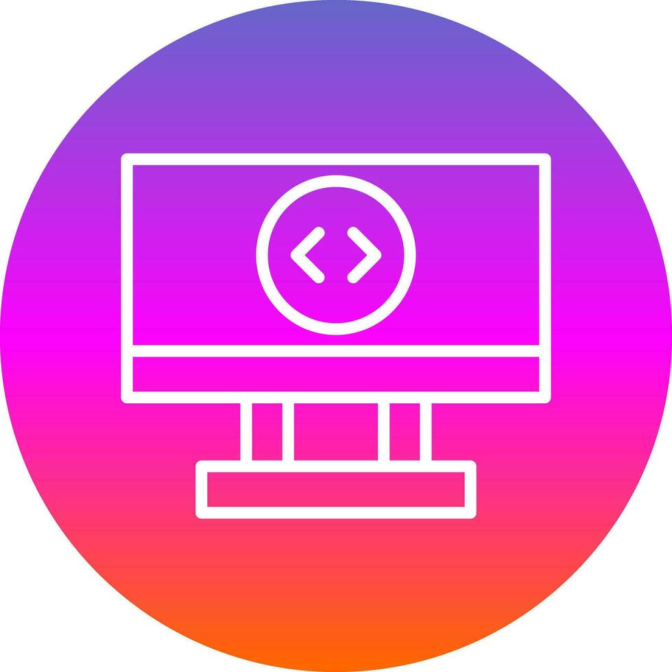 Remote Desktop Vector Icon Design