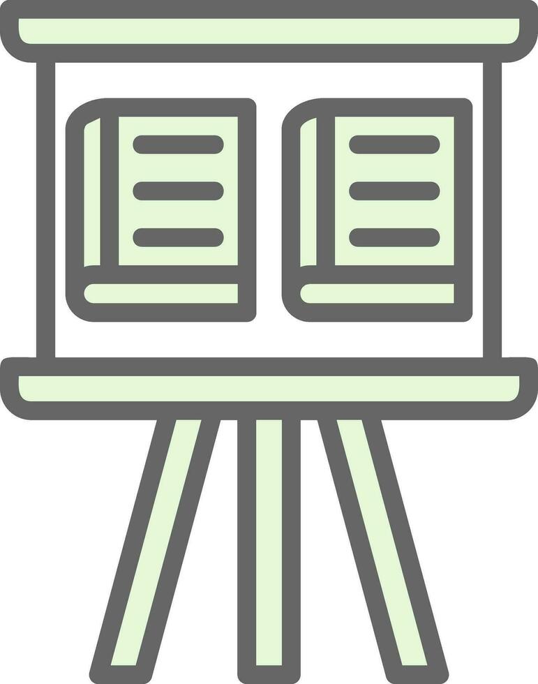 Whiteboard Vector Icon Design