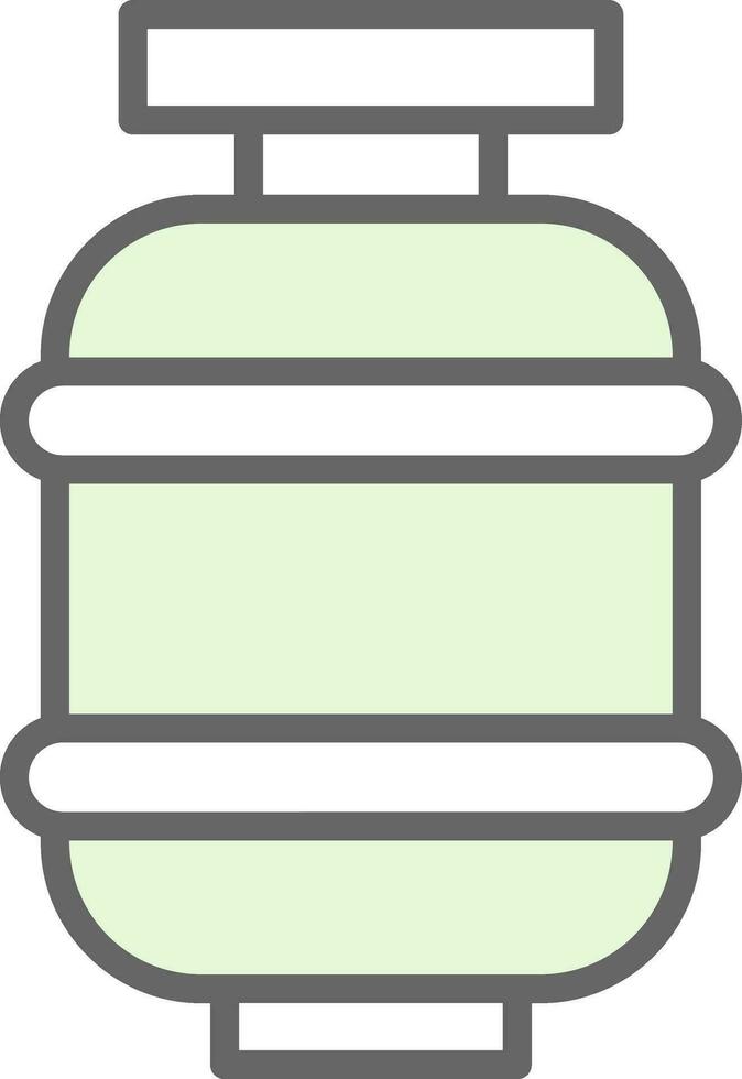 gas botella vector icono diseño