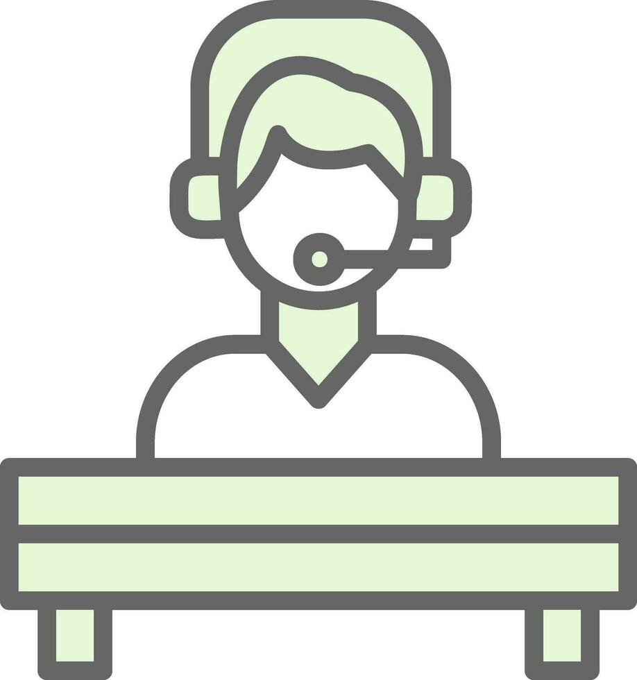 Help Desk Vector Icon Design