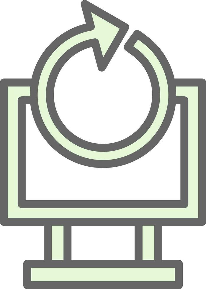 Data Recovery Vector Icon Design