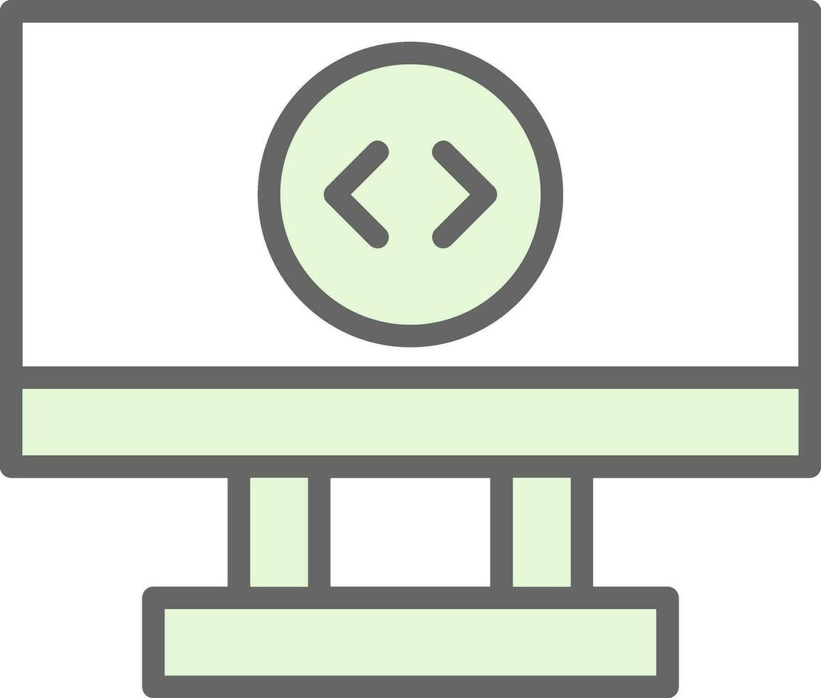 Remote Desktop Vector Icon Design