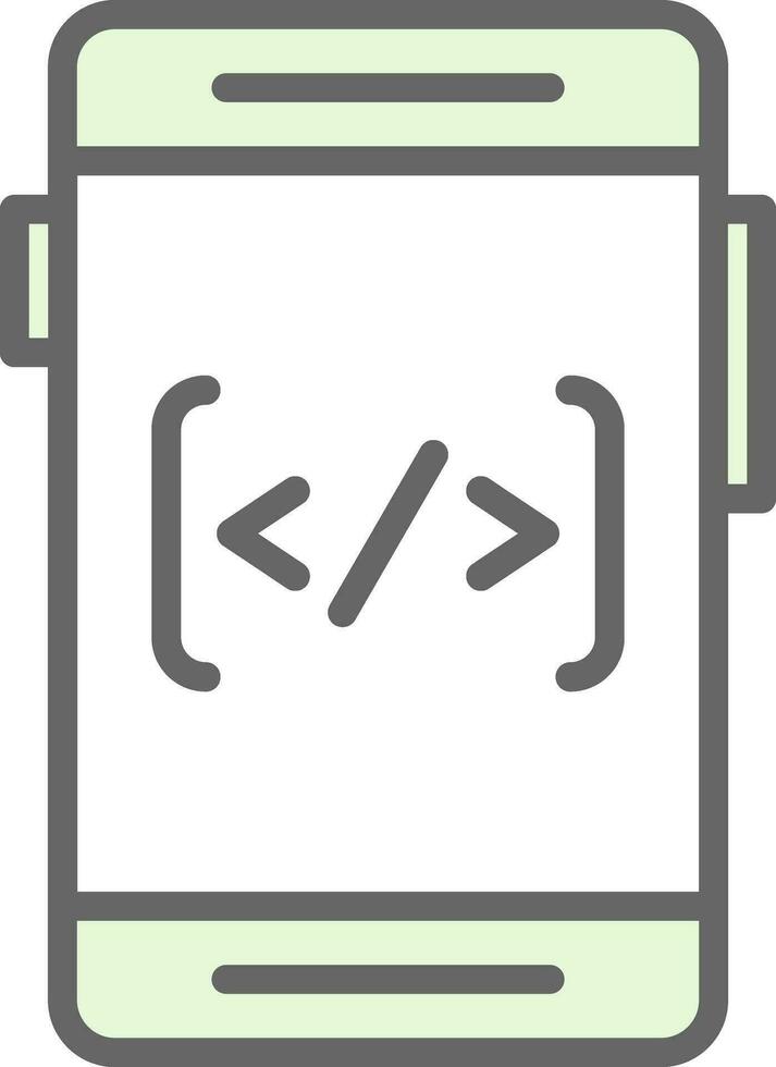 Coding Vector Icon Design