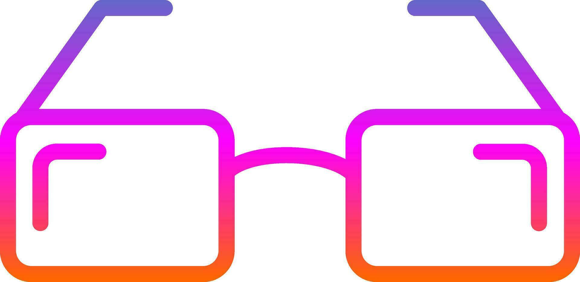 diseño de icono de vector de gafas