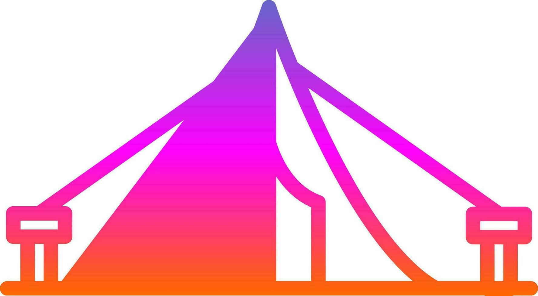 Tent Vector Icon Design