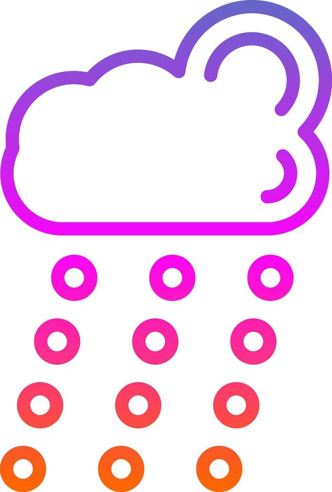 Rain Vector Icon Design