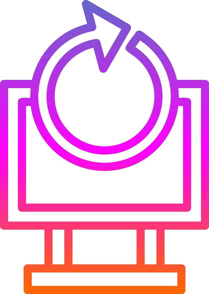 Data Recovery Vector Icon Design