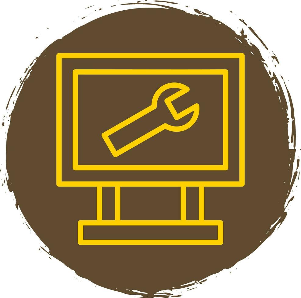 IT Helpdesk Vector Icon Design