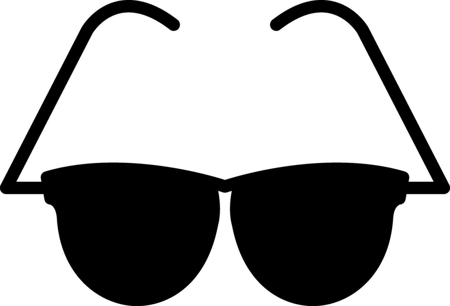 diseño de icono de vector de gafas