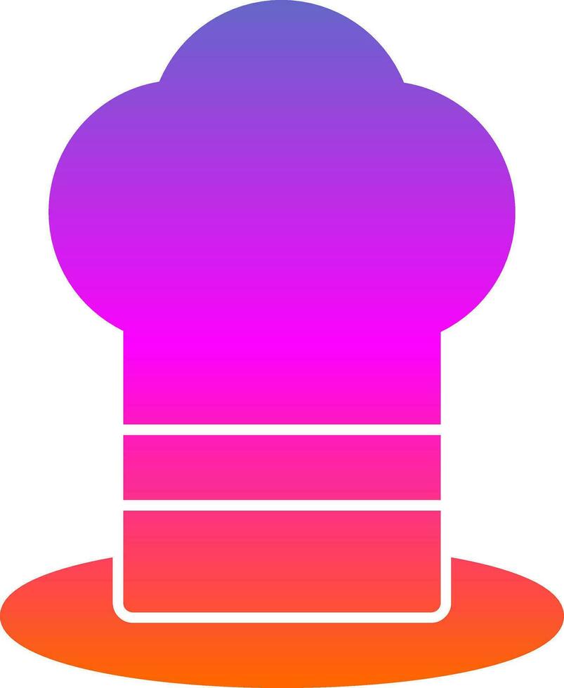 diseño de icono de vector de sombrero de chef