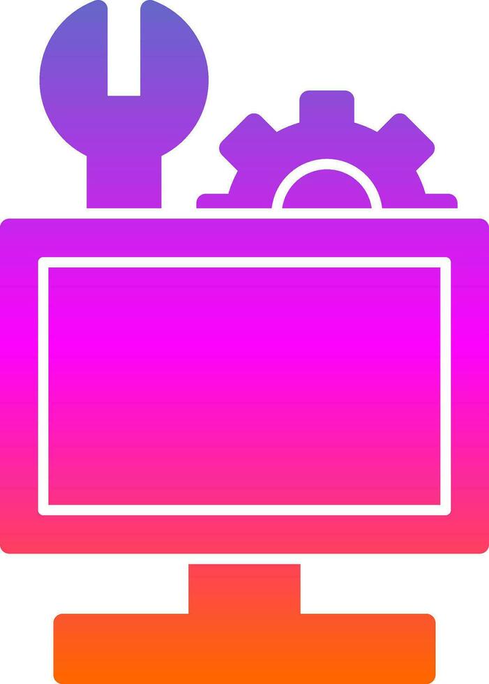 Troubleshooting Flowchart Vector Icon Design