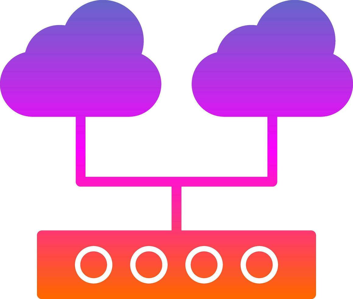 Cloud Support Vector Icon Design