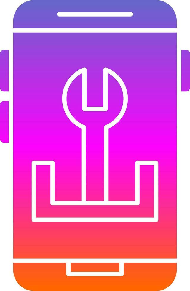 App Troubleshooting Vector Icon Design