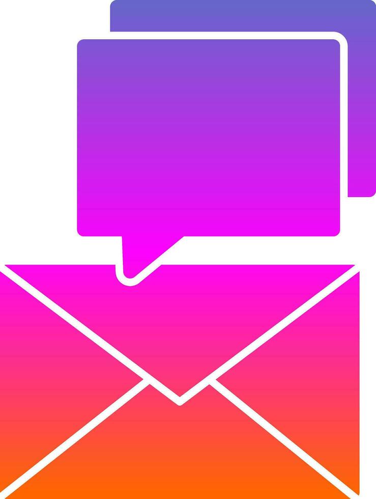 Email Support Vector Icon Design