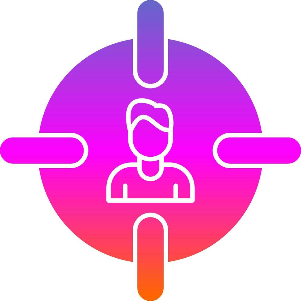 Target Audience Vector Icon Design