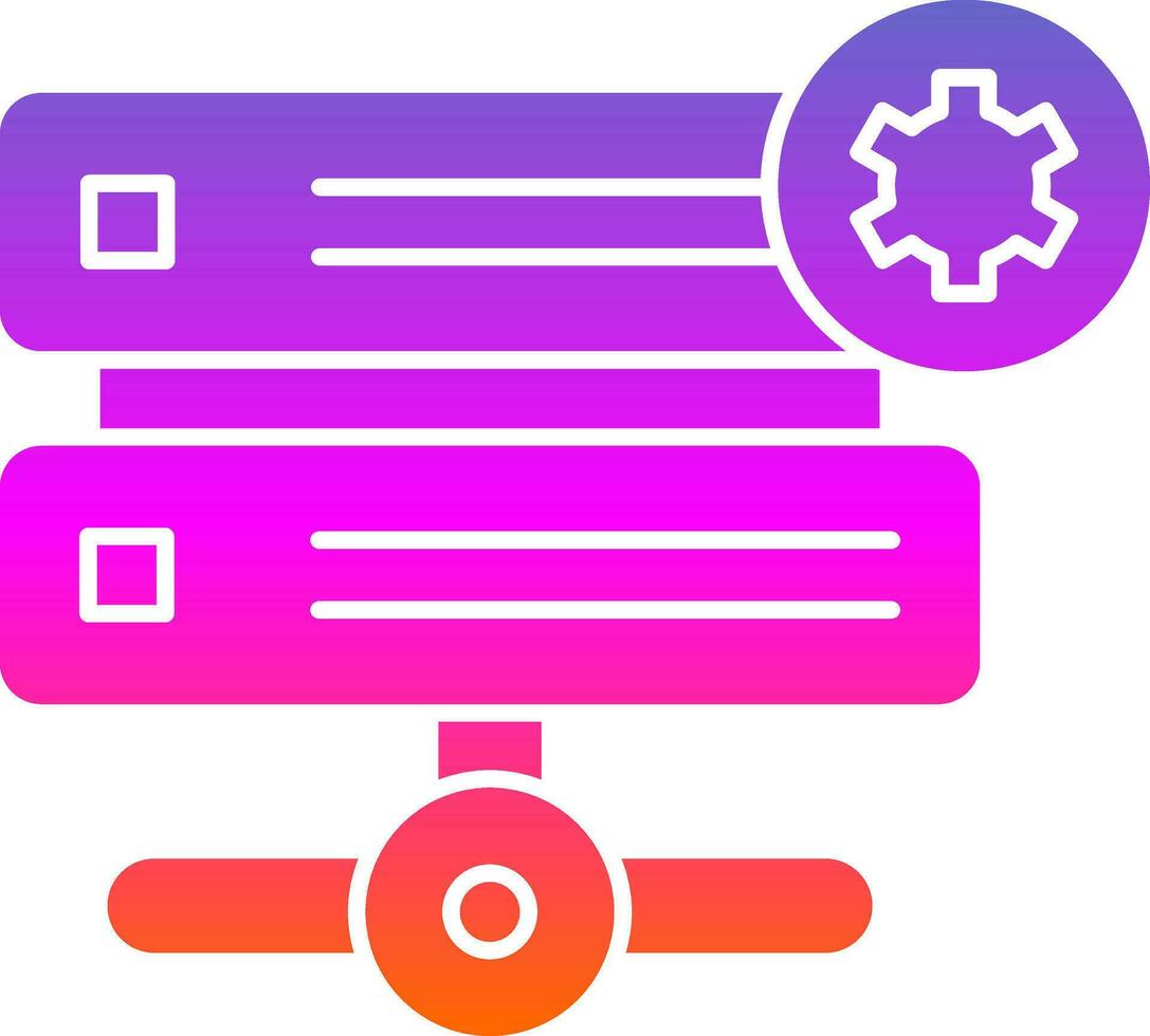 Hosting Vector Icon Design