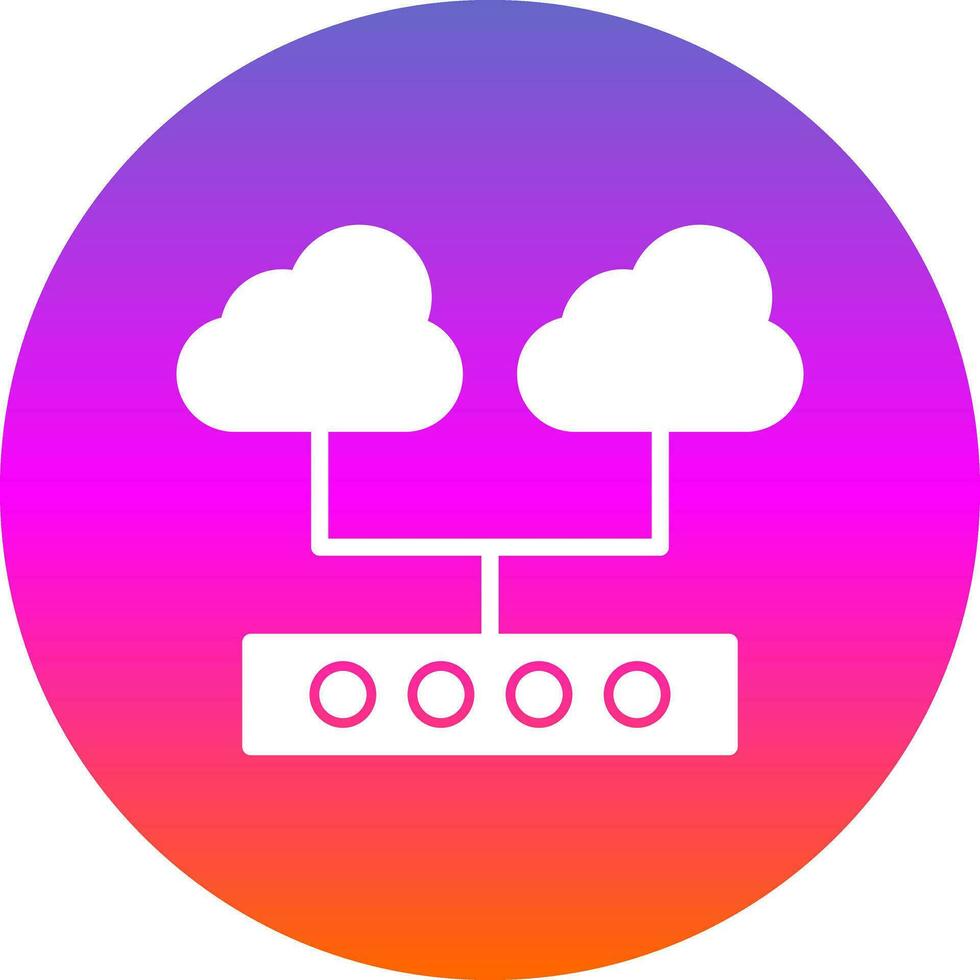 Cloud Support Vector Icon Design