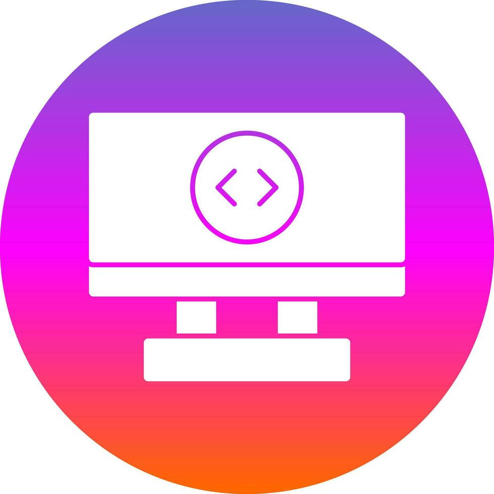 Remote Desktop Vector Icon Design
