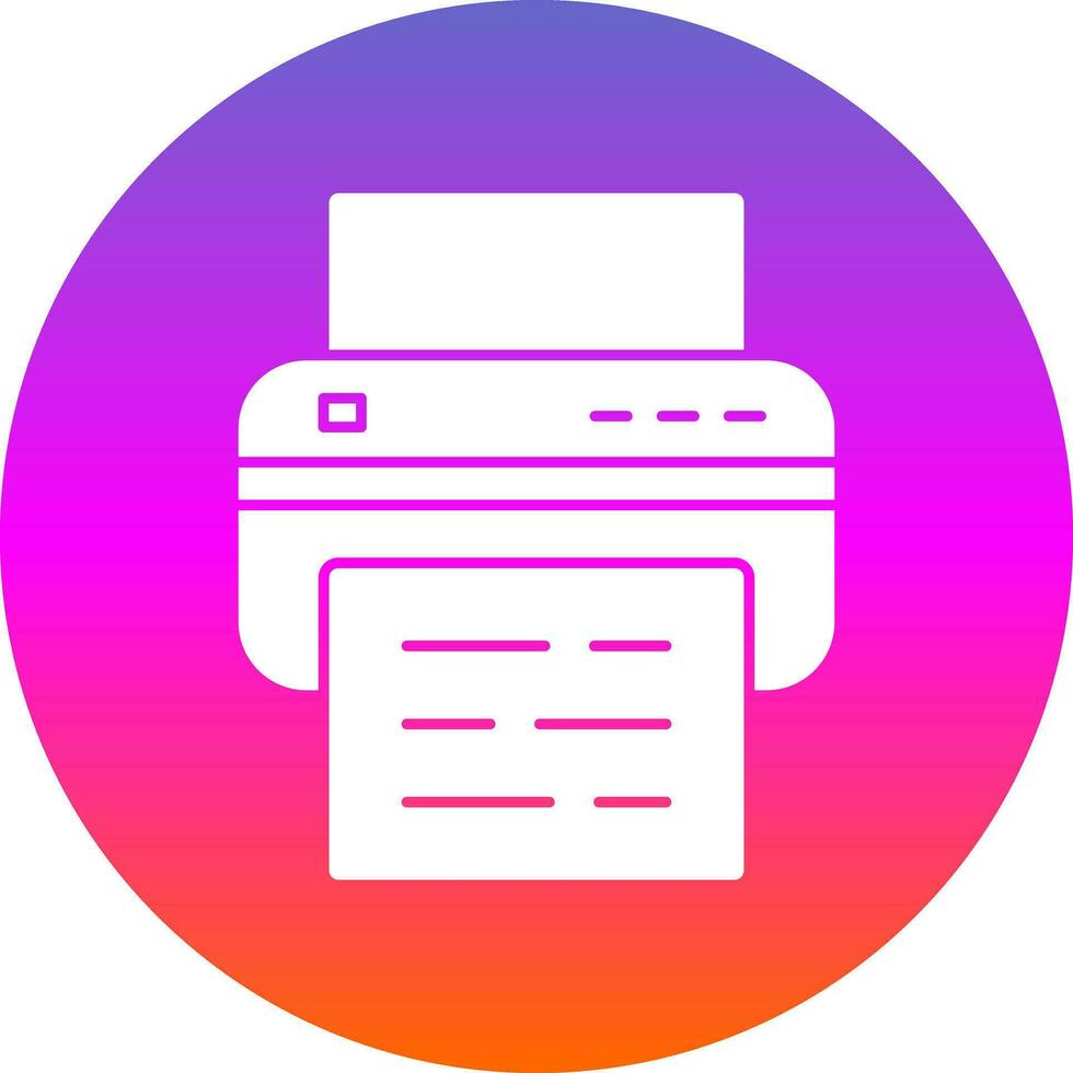 Printer Vector Icon Design