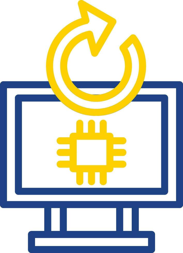 Hardware Upgrade Vector Icon Design