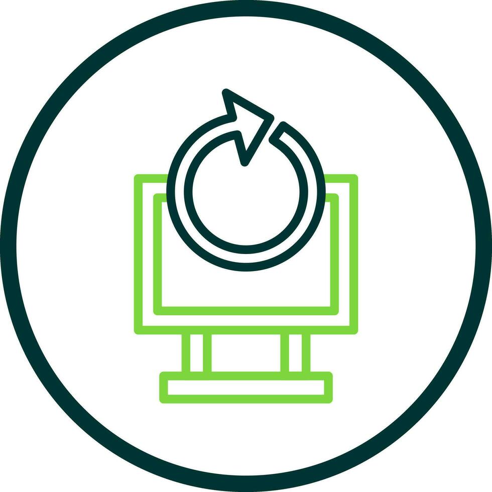 Data Recovery Vector Icon Design