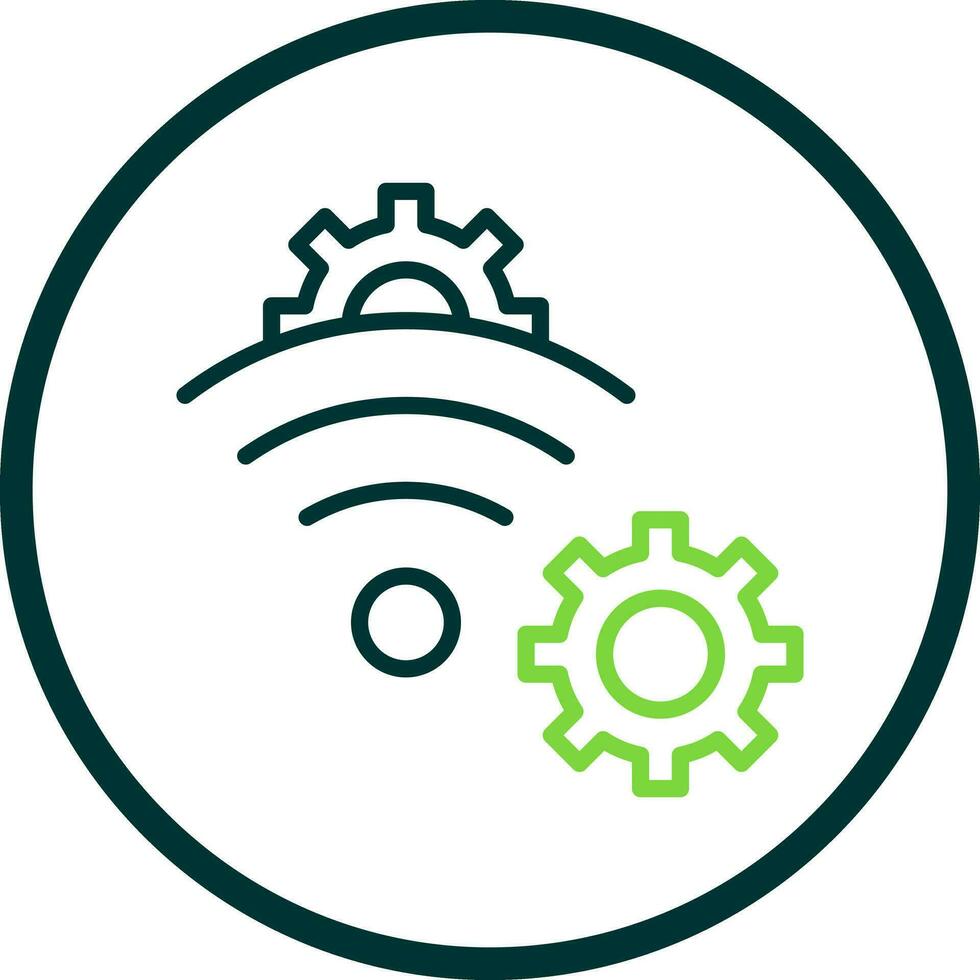 Wireless Network Setup Vector Icon Design