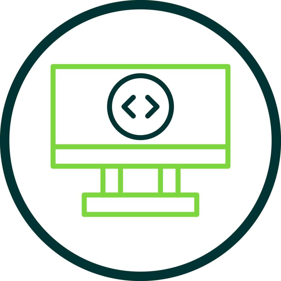 Remote Desktop Vector Icon Design