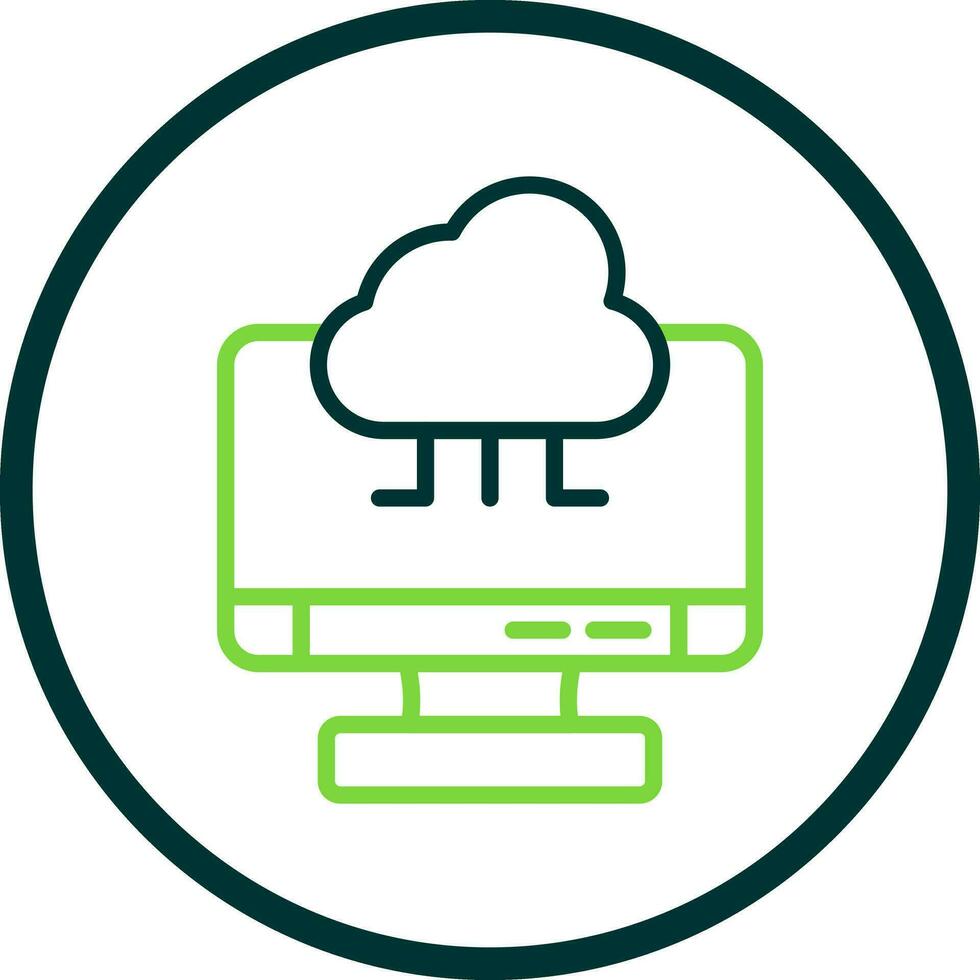 Cloud Computing Vector Icon Design