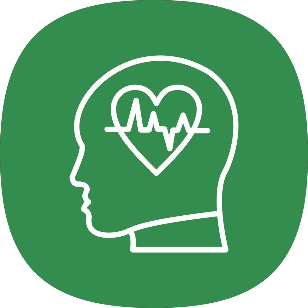 diseño de icono de vector de salud mental