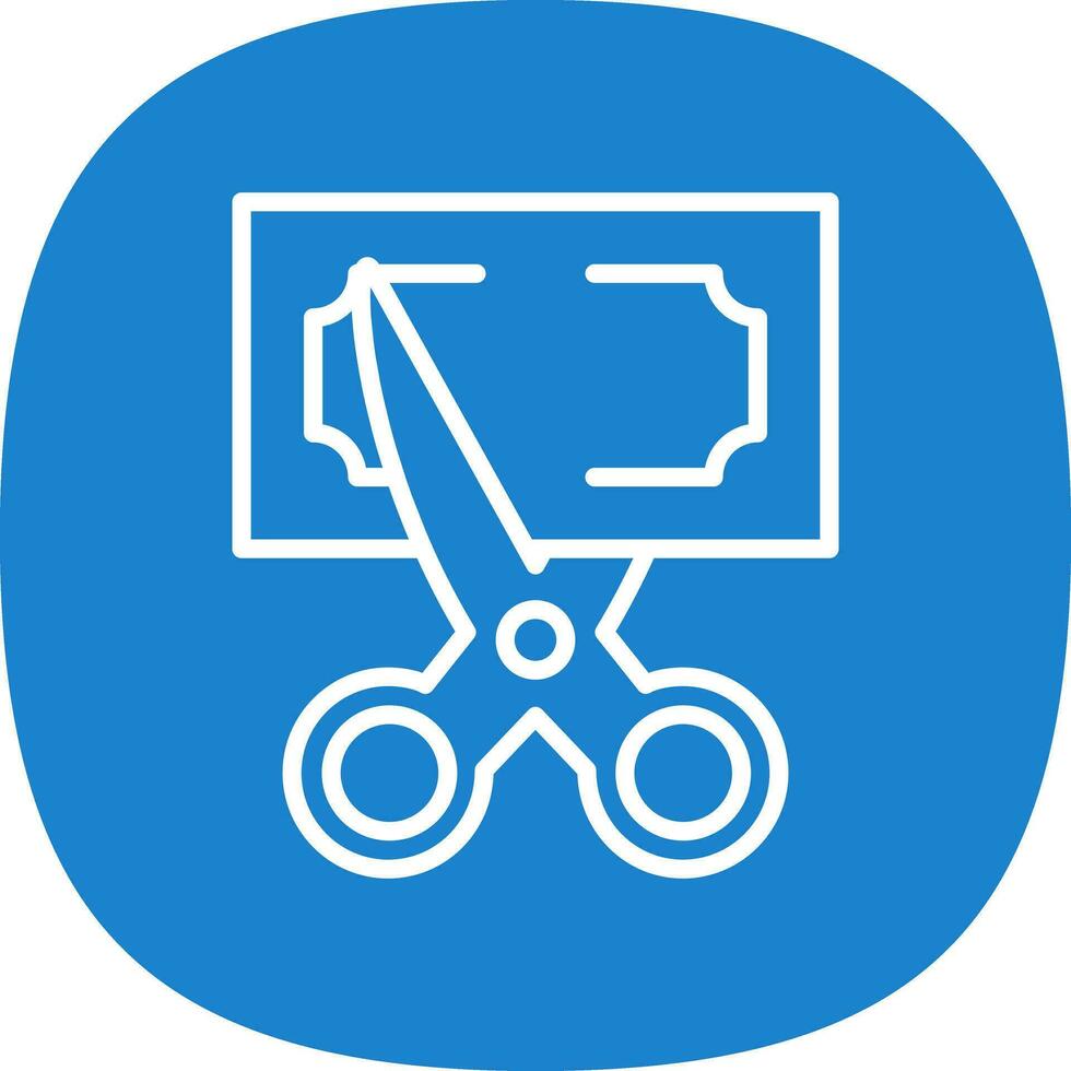 Cut Vector Icon Design