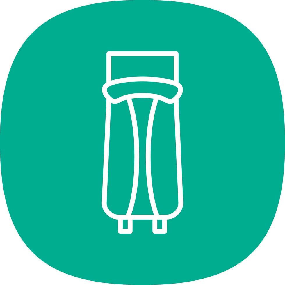 Sleeping bag Vector Icon Design