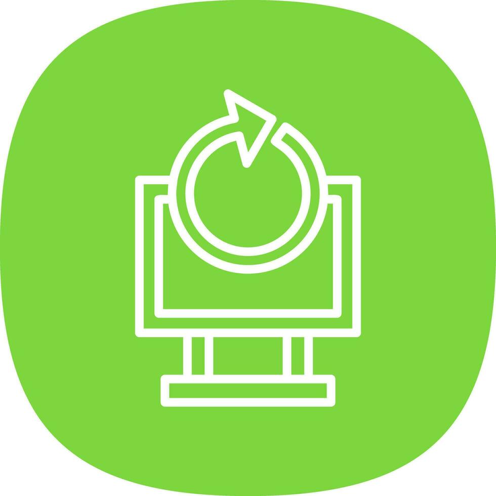 Data Recovery Vector Icon Design