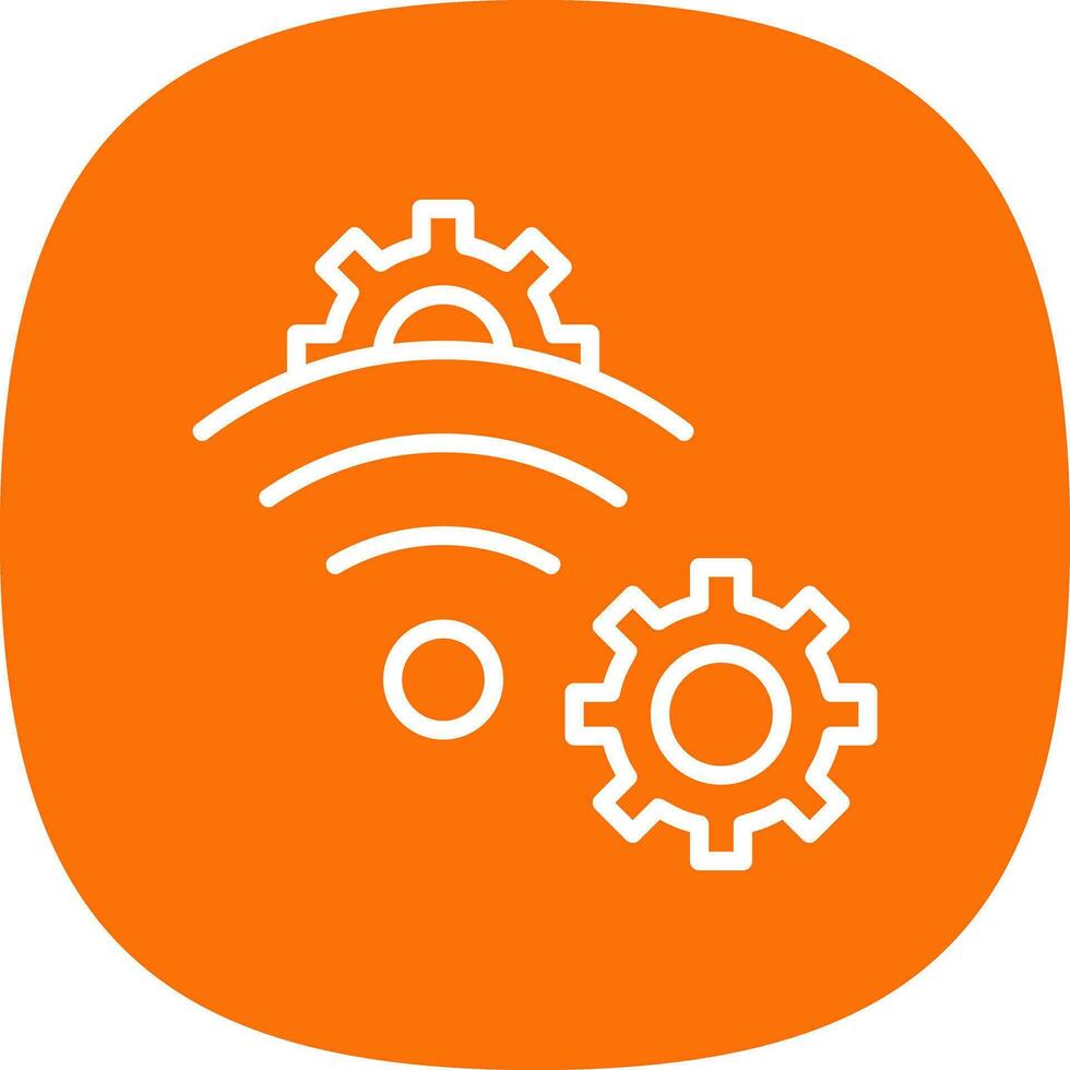 Wireless Network Setup Vector Icon Design