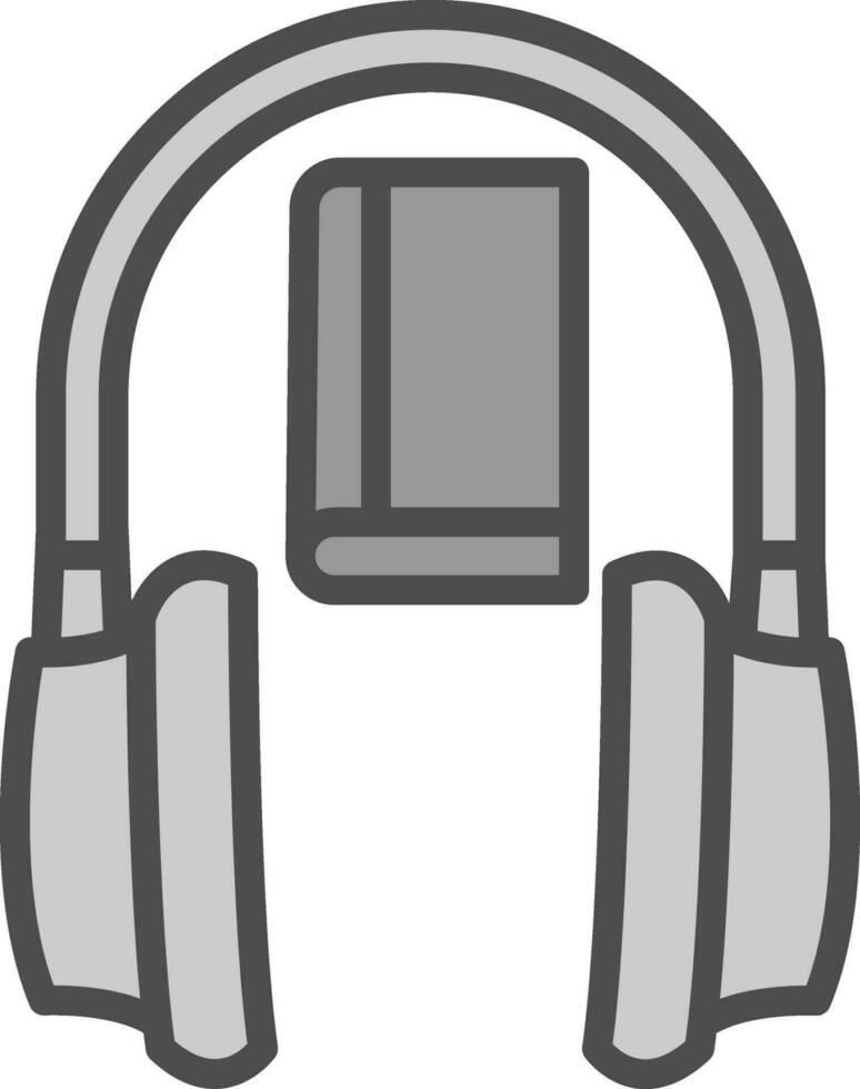 audio libro vector icono diseño