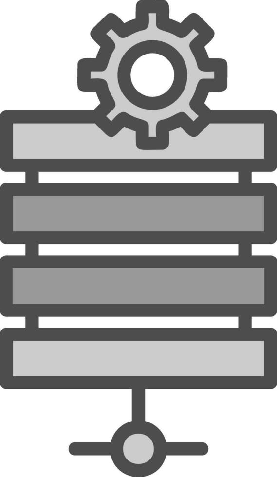 Server Maintenance Vector Icon Design