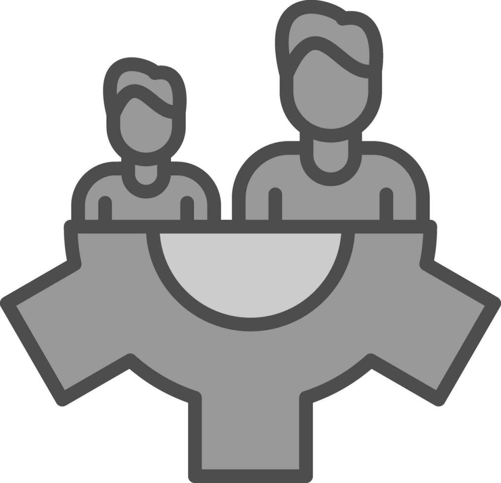 Team Work Vector Icon Design