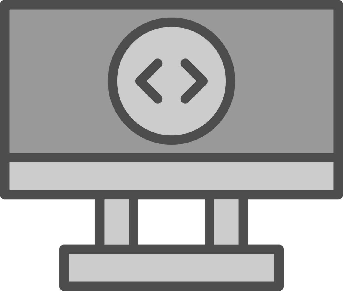Remote Desktop Vector Icon Design