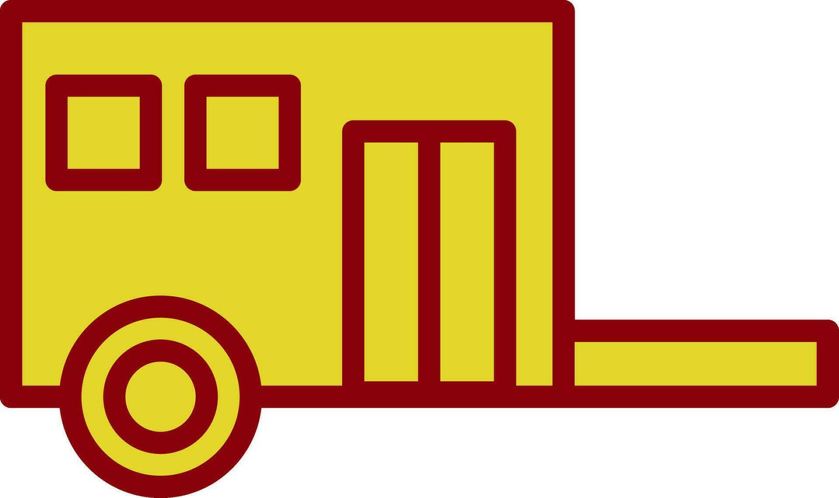 diseño de icono de vector de caravana