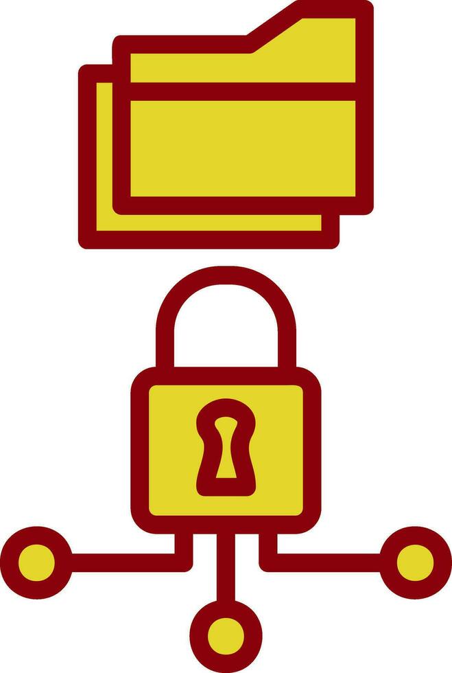 Data Encryption Vector Icon Design
