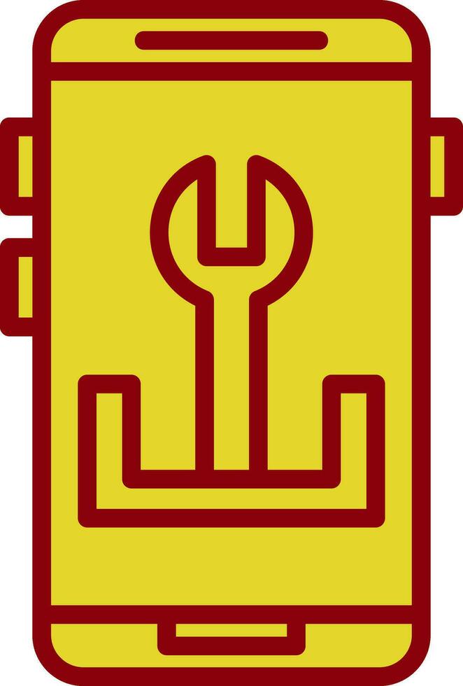 App Troubleshooting Vector Icon Design