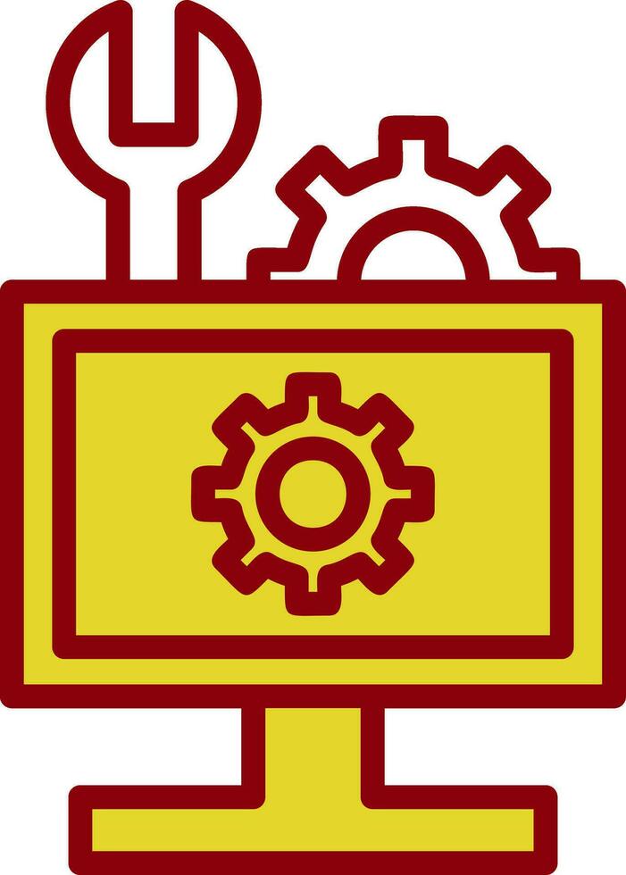 Hardware Troubleshooting Vector Icon Design