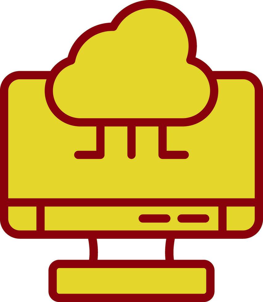 Cloud Computing Vector Icon Design