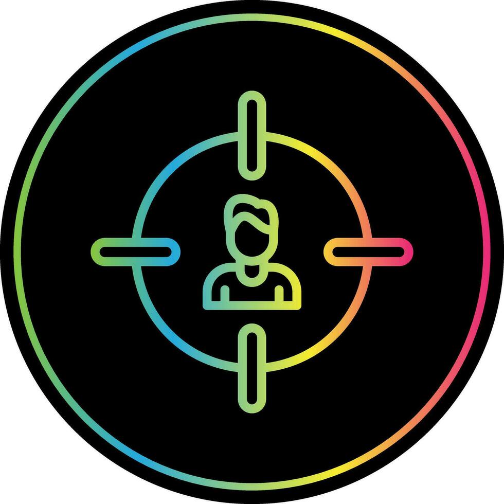 Target Audience Vector Icon Design